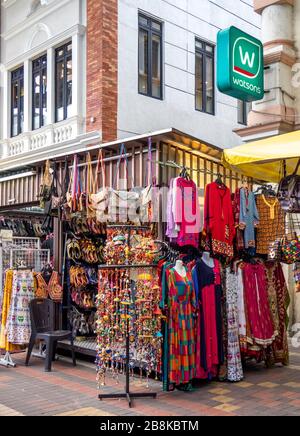 Kasuri Walk un marché extérieur adjacent au marché central de Kuala Lumpur en Malaisie. Banque D'Images