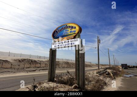 Restaurant Dune Road vogue long Island New York Banque D'Images