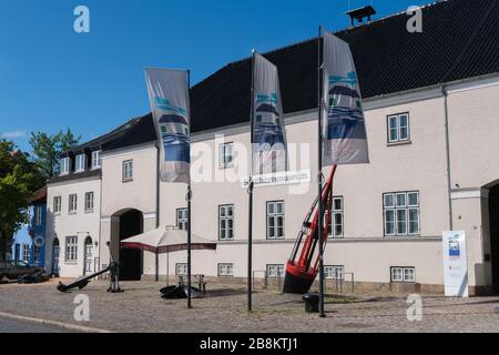 Schiffahrtsmuseum ou Shipping Musuem, ville de Flensburg sur le fjord de Flenburg, ville frontalière du Danemark, Schleswig-Holstein, Allemagne du Nord, Centre Banque D'Images