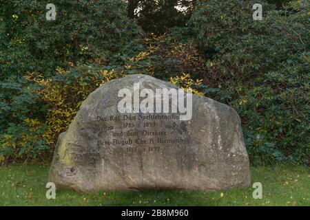 Feuillage d'automne dans le parc Forstbaumschule, Kiel, capitale du Schleswig-Holstein, Allemagne du Nord, Europe centrale Banque D'Images