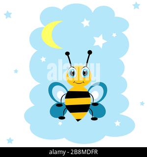 illustration vectorielle de l'abeille Illustration de Vecteur