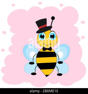 illustration vectorielle de l'abeille Illustration de Vecteur