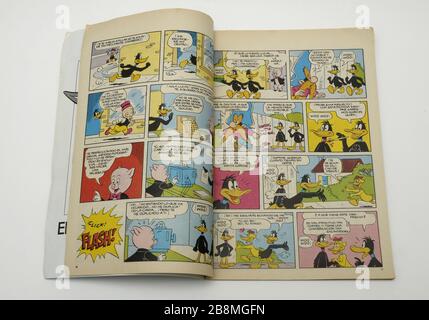 Daffy Duck et ses amis ancienne bande dessinée Banque D'Images