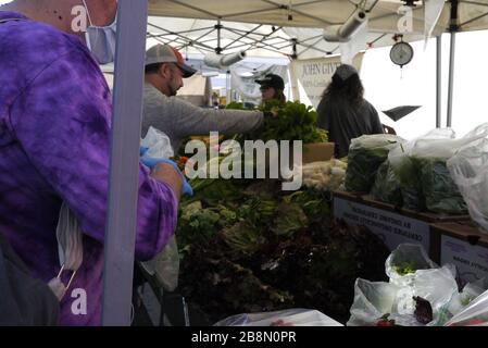 Farmer's Market, Mar Vista, CA Banque D'Images