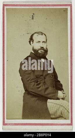 Portrait de Charles Gounod, (1818-1893), (compositeur) Portrait de Gounod Charles (1818-1893), compositeur. Carte de visite (recto). Photographie anonyme. Rage sur papier alluminé. 1860-1890. Paris, musée Carnavalet. Banque D'Images