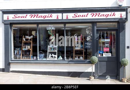 Propriété commerciale, Coleford, Forêt de Dean, Gloucestershire. Banque D'Images