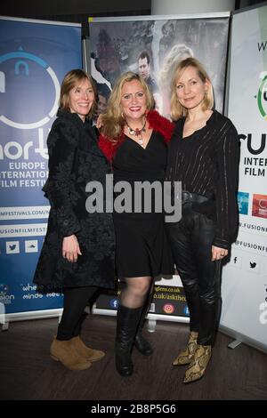 Arrivées le film Ask the Chat's filtramages. Le film a été choisi pour faire partie du Festival International du Film de l'Europe du Nord à Londres. Projection au Crowne Plaza London Docklands. 20.02.20 avec: Anna Winslet, Nicole Faraday où: Londres, Royaume-Uni quand: 20 févr. 2020 crédit: WENN.com Banque D'Images