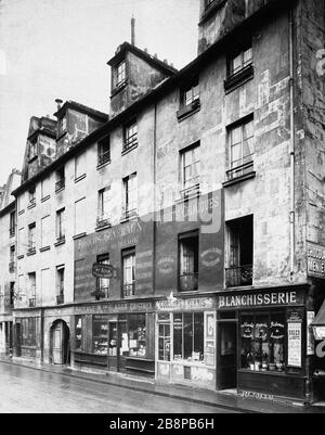 25 RUE DU FAUBOURG SAINT-JACQUES 25, rue du Faubourg Saint-Jacques. Paris (XIVème arr.). Union photographique française, 1905. Paris, musée Carnavalet. Banque D'Images