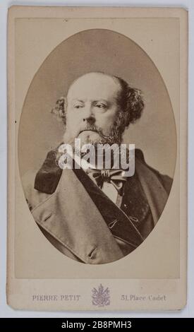 Portrait de Hippolyte Gustave Roger (1815-1879), ténor et professeur au Conservatoire. Portrait d'Hippolyte Gustave Roger (1815-1879), ténor et professeur au Conservatoire. Carte de visite (recto). Photo de Pierre petit (Pierre Lanith petit, dit). Rage sur papier alluminé, 1860-1880. Paris, musée Carnavalet. Banque D'Images