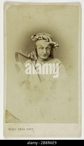 Portrait de Pierre Grenier Eugene (acteur) Portrait de Grenier Pierre Eugène, acteur. Carte de visite (recto). Photographie d'Ulric Grob (actif entre 1860 et 1900). Rage sur papier alluminé. 1860-1890. Paris, musée Carnavalet. Banque D'Images