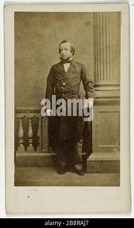 Portrait du gris (politicien anglais) Portrait de gris (homme politique anglais). Carte de visite (recto). Photo de William & Cie. Tirage sur papier alluminé. 1860-1890. Paris, musée Carnavalet. Banque D'Images