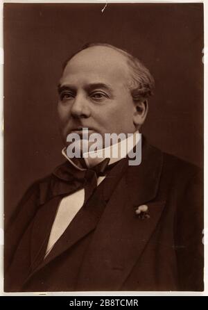 Portrait de Pierre Jean Léopold, Léopold dit barre (1819-1899), acteur Bacard, Louis. 'Portrait de Léopold Pierre Jean, dit Léopold Barré (1819-1899), acteur'. Photoglyptie. Paris, musée Carnavalet. Banque D'Images