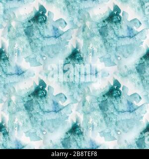 Élégant motif géométrique aquarelle transparente. Résumé Contexte kaléidoscopique de couleurs. Motif tribal symétrique. Conception de mosaïque détaillée avec el mixte Banque D'Images