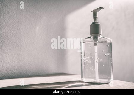 Gel désinfectant pour les mains pour la prévention des coronavirus pour l'hygiène des mains virus corona Protection de nettoyage COVID1-9 Banque D'Images