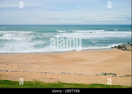 Plage de Ma Dame, Biarritz, Pyrénées Atlantiques, Aquitaine, France Banque D'Images