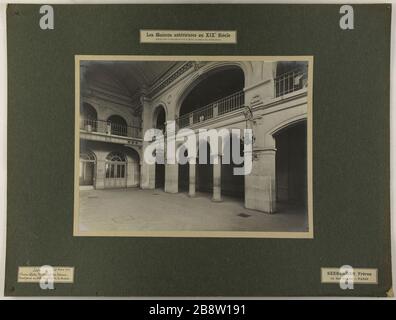 Maisons antérieures au XIXe siècle / situé dans le département de Seine, à l'extérieur des fortifications / Issy / ancien cloître du couvent des oiseaux / transformé en salle de village de l'Hôtel de ville. Les maisons ouvertes au XIXème siècle situé dans le département de la Seine, en hors des fortifications : ancien cloître du couvent des oiseaux transformé en salle des fêtes de la mairie, Issy. 'Les maisons antérieures au XIXème siècle / situées dans le département de la Seine, en hors des fortifications / Issy / ancien cloître du couvent des oiseaux / transformé en salle des Fêts Banque D'Images