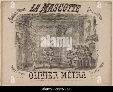 Quadrille brillant les boules Mascot Opera Banque D'Images