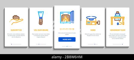 Les icônes des éléments d'intégration poterie et céramique permettent de définir le vecteur Illustration de Vecteur
