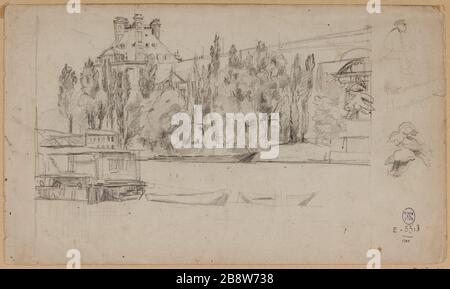 Le Pavillon de flore [avant] Banque D'Images