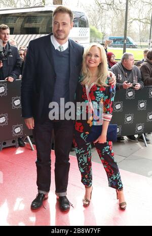 14 mars 2017 - Londres, Angleterre, Royaume-Uni - Tric Awards 2017, Grosvenor House Hotel photo Shows: Jamie Theakston et Emma Bunton Banque D'Images