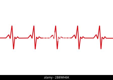 modèle vectoriel de ligne d'impulsion Illustration de Vecteur