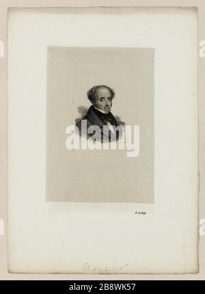 François-René de Chateaubriand (1768-1848), écrivain. Banque D'Images