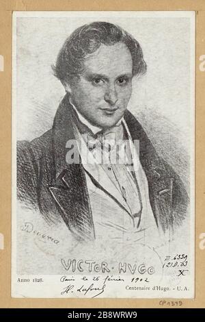 Victor Hugo. Banque D'Images