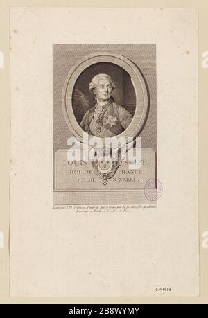 Louis Seize / Roi de France / et Navarre Banque D'Images