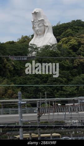 Ofuna/Japon, 20 mai 2019 : statue d'Ofuna Kannon dans le temple de Kannon-ji. Situé dans le district de Kamakura, au Japon. Banque D'Images