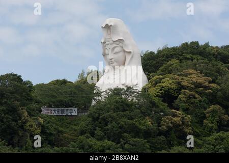 Ofuna/Japon, 20 mai 2019 : statue d'Ofuna Kannon dans le temple de Kannon-ji. Situé dans le district de Kamakura, au Japon. Banque D'Images