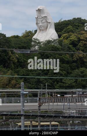 Ofuna/Japon, 20 mai 2019 : statue d'Ofuna Kannon dans le temple de Kannon-ji. Situé dans le district de Kamakura, au Japon. Banque D'Images