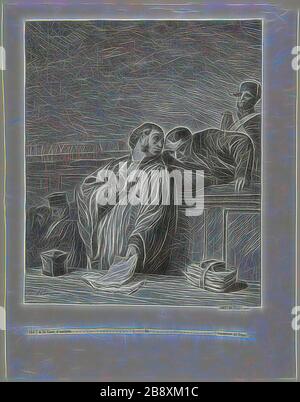 A la cour d’assises : l’avocat, dedout, s’entendant avec l’accusation, 1878, Burn Smeeton (britannique, XIXe siècle) et Auguste Tilly (français, mort 1898), après Honoré à Daumier (français, 1808-1879), publié par l’Art, France, bois sur papier grisâtre, feuille d’ivoire de 219 mm × 219 mm (Chine) conception d'un brillant chaleureux et joyeux de la luminosité et des rayons de lumière radiance. L'art classique réinventé avec une touche moderne. La photographie inspirée du futurisme, qui embrasse l'énergie dynamique de la technologie moderne, du mouvement, de la vitesse et révolutionne la culture. Banque D'Images