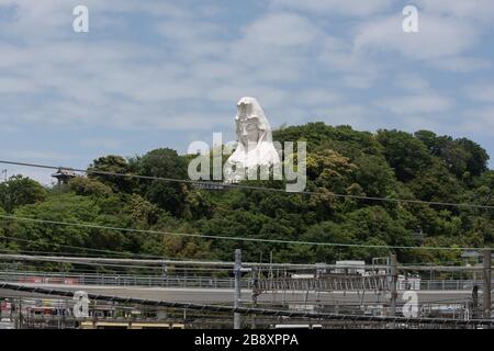 Ofuna/Japon, 20 mai 2019 : statue d'Ofuna Kannon dans le temple de Kannon-ji. Situé dans le district de Kamakura, au Japon. Banque D'Images