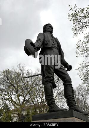Statue de José Artigas sur Constitution Ave à Washington DC Banque D'Images