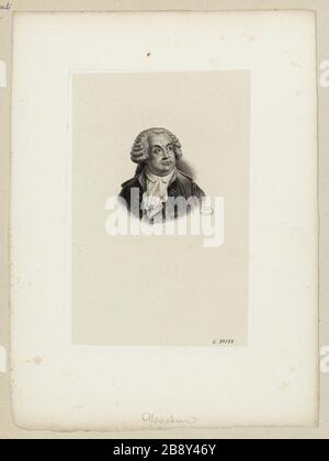 Honore Gabriel Riquetti, comte Mirabeau (1749-1791), écrivain, politicien et français révolutionnaire. Banque D'Images