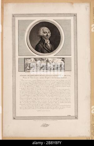 Jerome Petion, adjoint aux États généraux/maire de Paris en 1792, puis adjoint à la Convention nationale Banque D'Images