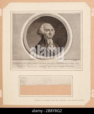 Jerome Petion, adjoint aux États généraux/maire de Paris en 1792, puis adjoint à la Convention nationale Banque D'Images