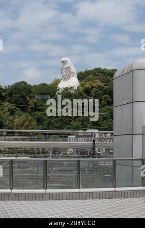 Ofuna/Japon, 20 mai 2019 : statue d'Ofuna Kannon dans le temple de Kannon-ji. Situé dans le district de Kamakura, au Japon. Banque D'Images