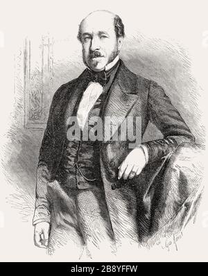 Charles Auguste Louis Joseph Demorny de Morny, 1811 - 1865, homme d'État français Banque D'Images