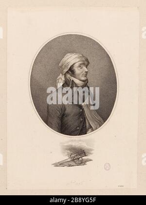 François-Athanase Charette de Contrie (1763 - 1796), officier et chef Vendeen Banque D'Images