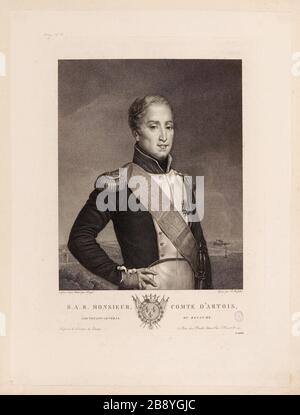 S.A.R. M. Earl of Artios / Lieutenant-général du Royaume. Banque D'Images