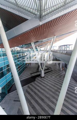 Da Nang, Vietnam. 22 mars 2020. L'aéroport international de da Nang est déserté après que le premier ministre du Vietnam a ordonné la suspension de tous les vols internationaux. Le Vietnam a également suspendu l'entrée de tous les étrangers à partir du 22 mars 2020, afin de limiter la propagation de la COVID-19. (Crédit photo: Gonzales photo/Alay Live News Banque D'Images