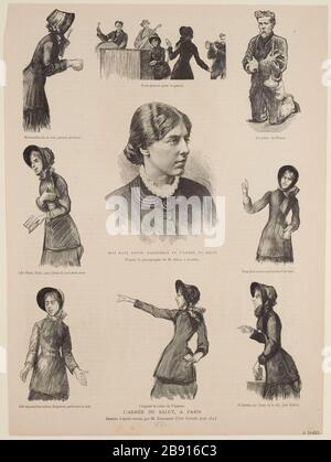 Salut l'armée à Paris / dessins de la nature par M. Renouard. (Voir article, page 414.) °. Banque D'Images