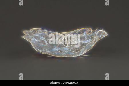 Ashtray, XXe siècle, cristal de roche, 1-1/4 x 5 x 4 in., art asiatique, réinventé par Gibon, design de gaie chaleureuse de luminosité et de rayons de lumière radiance. L'art classique réinventé avec une touche moderne. La photographie inspirée du futurisme, qui embrasse l'énergie dynamique de la technologie moderne, du mouvement, de la vitesse et révolutionne la culture. Banque D'Images