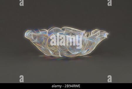 Ashtray, XXe siècle, cristal de roche, 1-1/4 x 5 x 4 in., art asiatique, réinventé par Gibon, design de gaie chaleureuse de luminosité et de rayons de lumière radiance. L'art classique réinventé avec une touche moderne. La photographie inspirée du futurisme, qui embrasse l'énergie dynamique de la technologie moderne, du mouvement, de la vitesse et révolutionne la culture. Banque D'Images