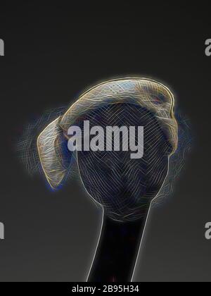 chapeau, début des années 1940, soie, coton, paille, adhésif, 7 x 10 x 9 in., étiquette : OPE 13-21, Rose, 8. Rue de la paix. Paris, textile et Fashion Arts, repensé par Gibon, design de gai gai chaleureux de luminosité et de rayons de lumière radiance. L'art classique réinventé avec une touche moderne. La photographie inspirée du futurisme, qui embrasse l'énergie dynamique de la technologie moderne, du mouvement, de la vitesse et révolutionne la culture. Banque D'Images