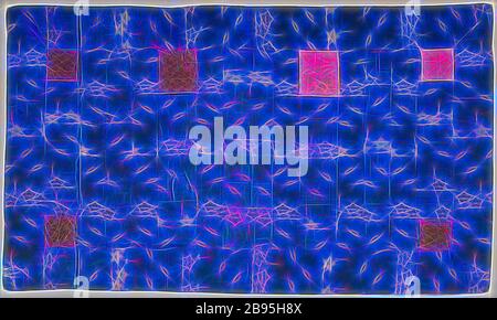 Robe de prêtre bouddhiste (hira kesa), début du XIXe siècle, coton ou ramie, fils métalliques, 70 x 42 po., textile et arts de la mode, repensée par Gibon, design de gaie chaleureuse de luminosité et rayons de lumière radiance. L'art classique réinventé avec une touche moderne. La photographie inspirée du futurisme, qui embrasse l'énergie dynamique de la technologie moderne, du mouvement, de la vitesse et révolutionne la culture. Banque D'Images