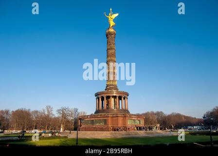 La colonne de la Victoire (Siegessäule) à Berlin, Allemagne Banque D'Images