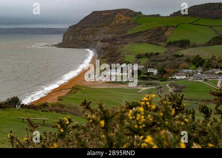 17 mars 2020 : Lyme Regis, Royaume-Uni, la côte jurassique. Mars 2020 crédit: Matt Duckett/IMAGESLIVE/ZUMA Wire/Alay Live News Banque D'Images