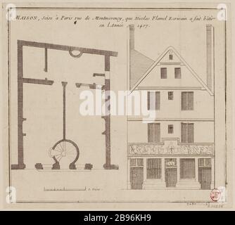 Maison de Nicolas Flamel Banque D'Images